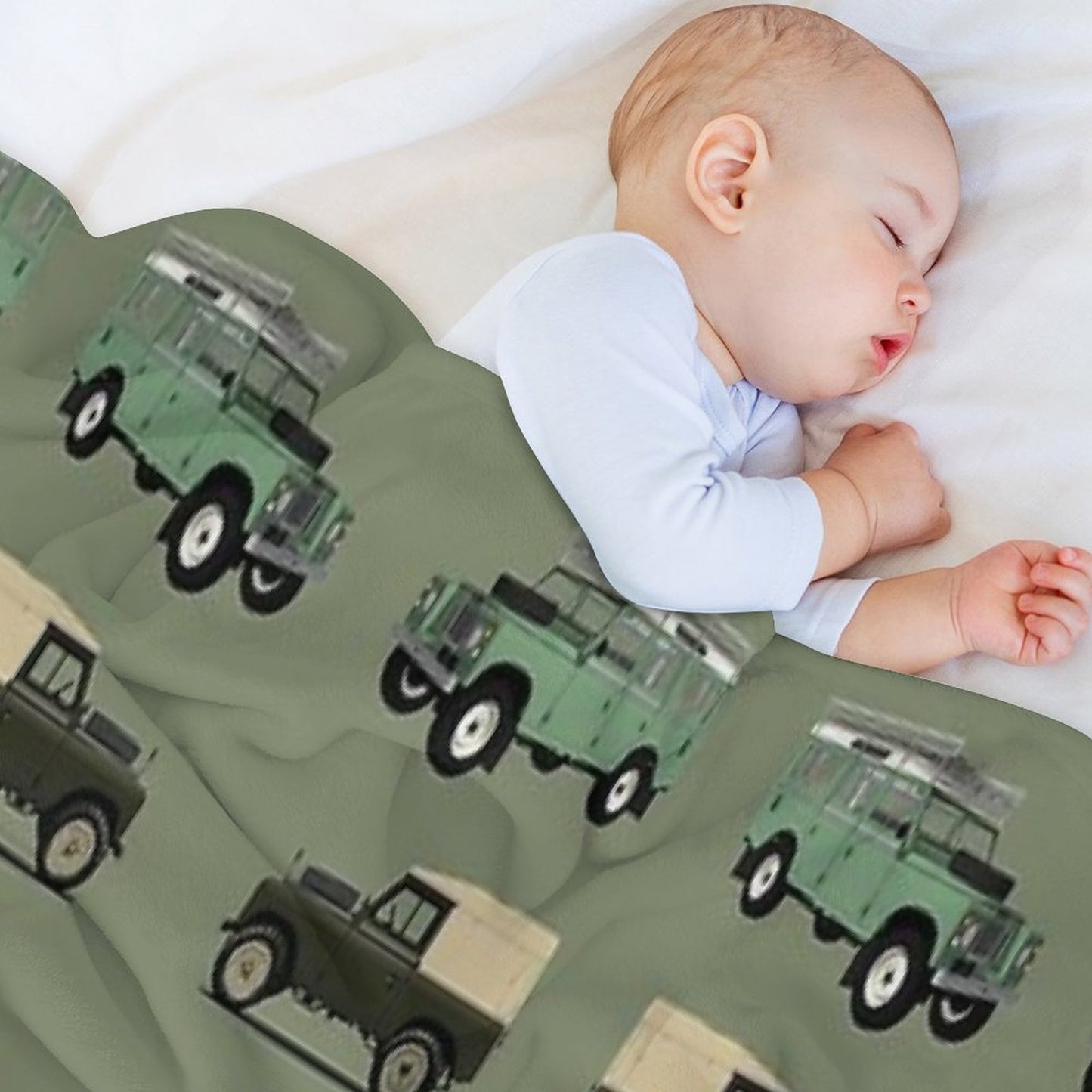 British Off Road 4x4 Vehicles Throw Blanket