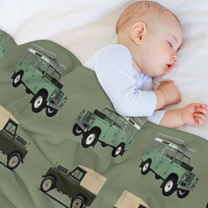 British Off Road 4x4 Vehicles Throw Blanket