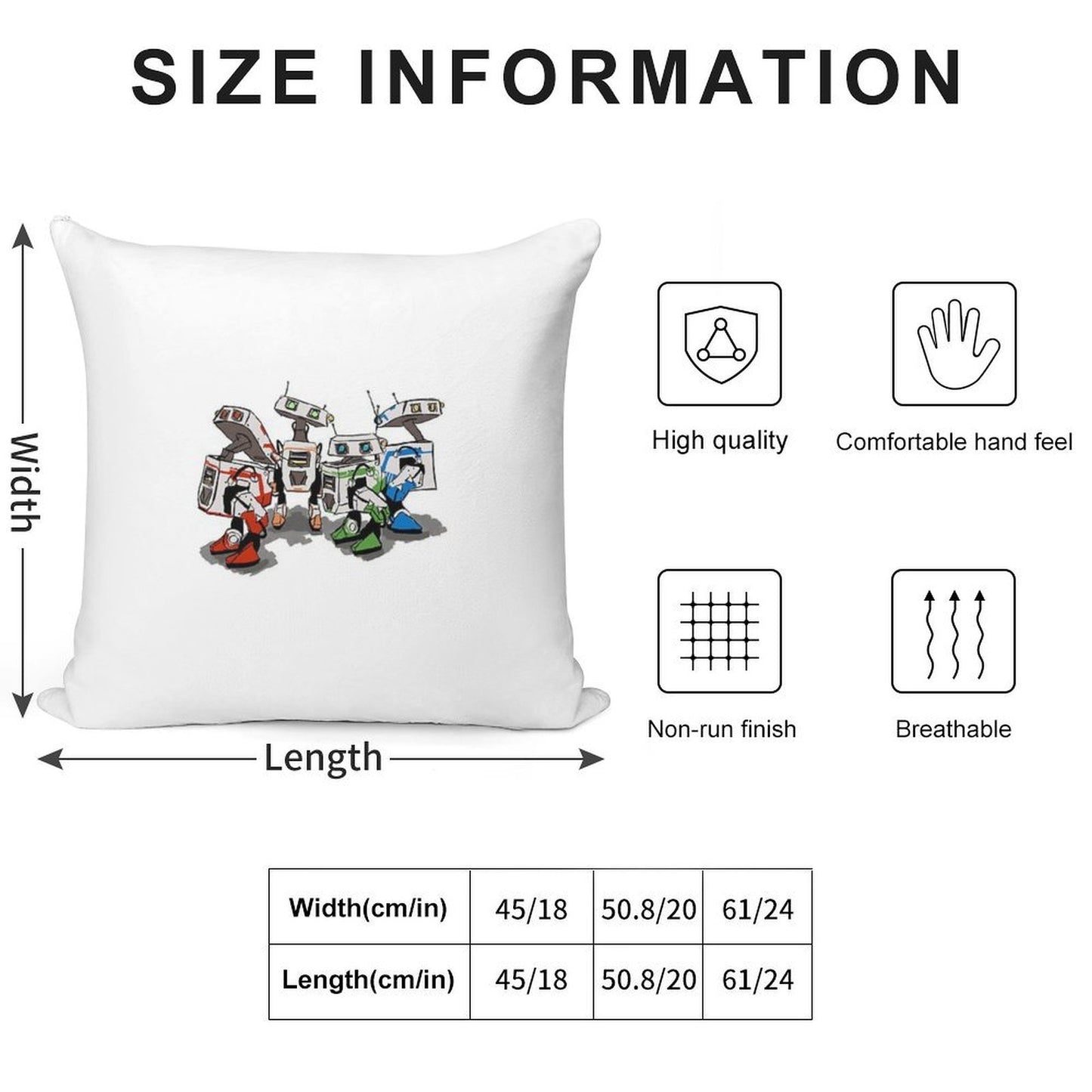 BDX Friends Soft Anti-Pilling Throw Pillow