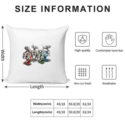 BDX Friends Soft Anti-Pilling Throw Pillow