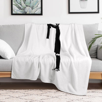 Lionel Messi Against Bernabeu Throw Blanket