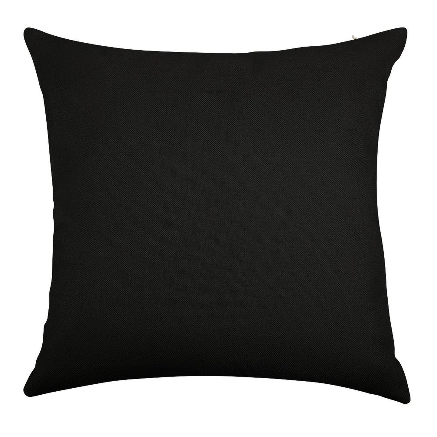 Black Linen Throw Pillow Cover
