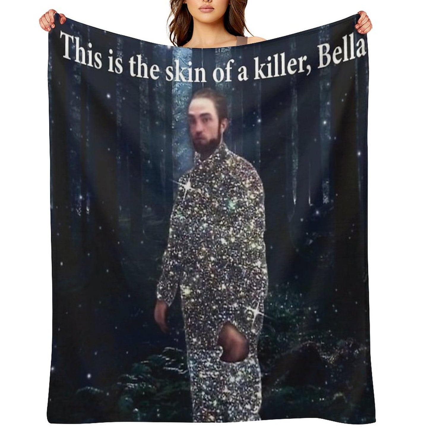 This Is The Skin of A Killer, Bella Meme Throw Blanket
