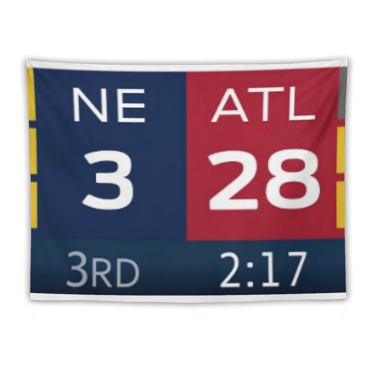 28-3 Patriots-Falcons Tapestry