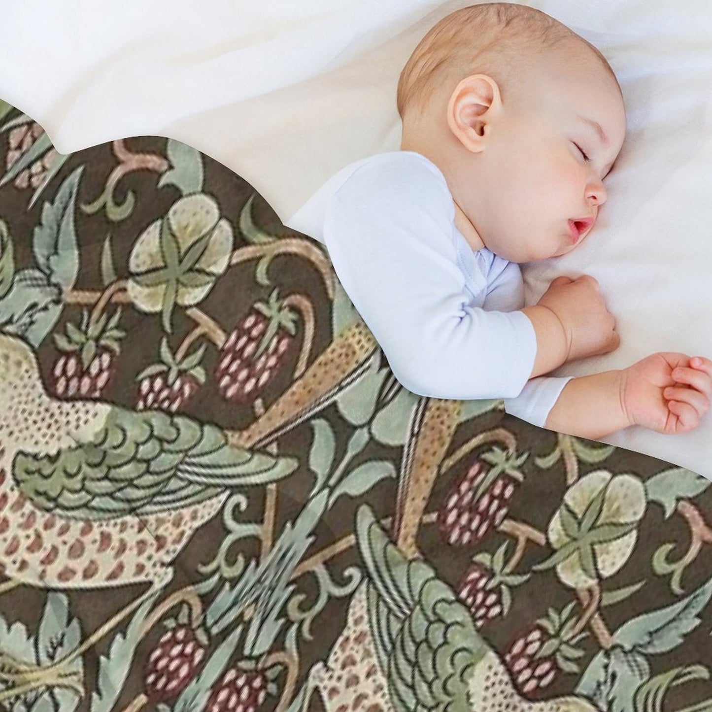 William Morris Birds And Flowers Throw Blanket