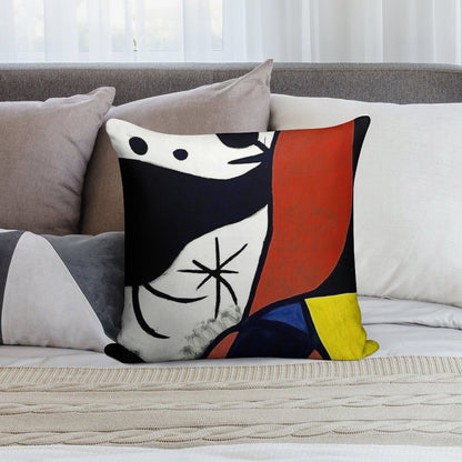 Mirò Art 1 Soft Multiple Sizes Throw Pillow