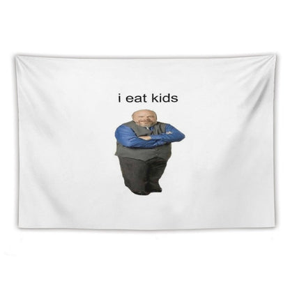 Bertram Eats Kids Tapestry