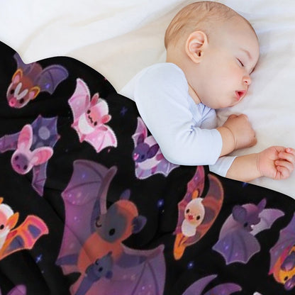 Bat - Dark Throw Blanket