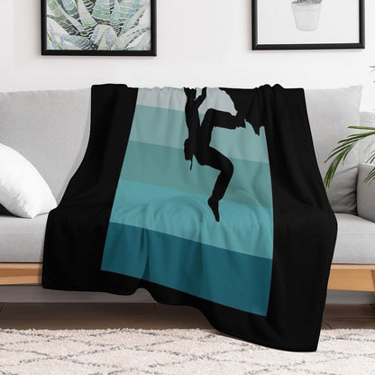 Climbing Bouldering Throw Blanket