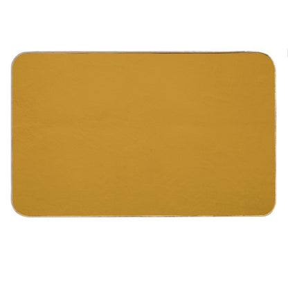 Best Seller Golden Mustard Yellow Solid Color Pairs with Sherwin Williams Auric Gold SW 6692 Bath Mat