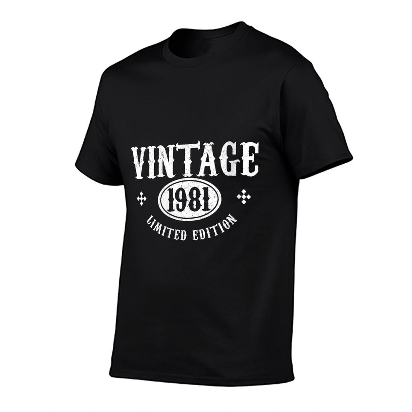 Womens 40th Birthday Gift Funny Vintage 1981 Limited Edition  Summer-ready Fabric T-Shirt