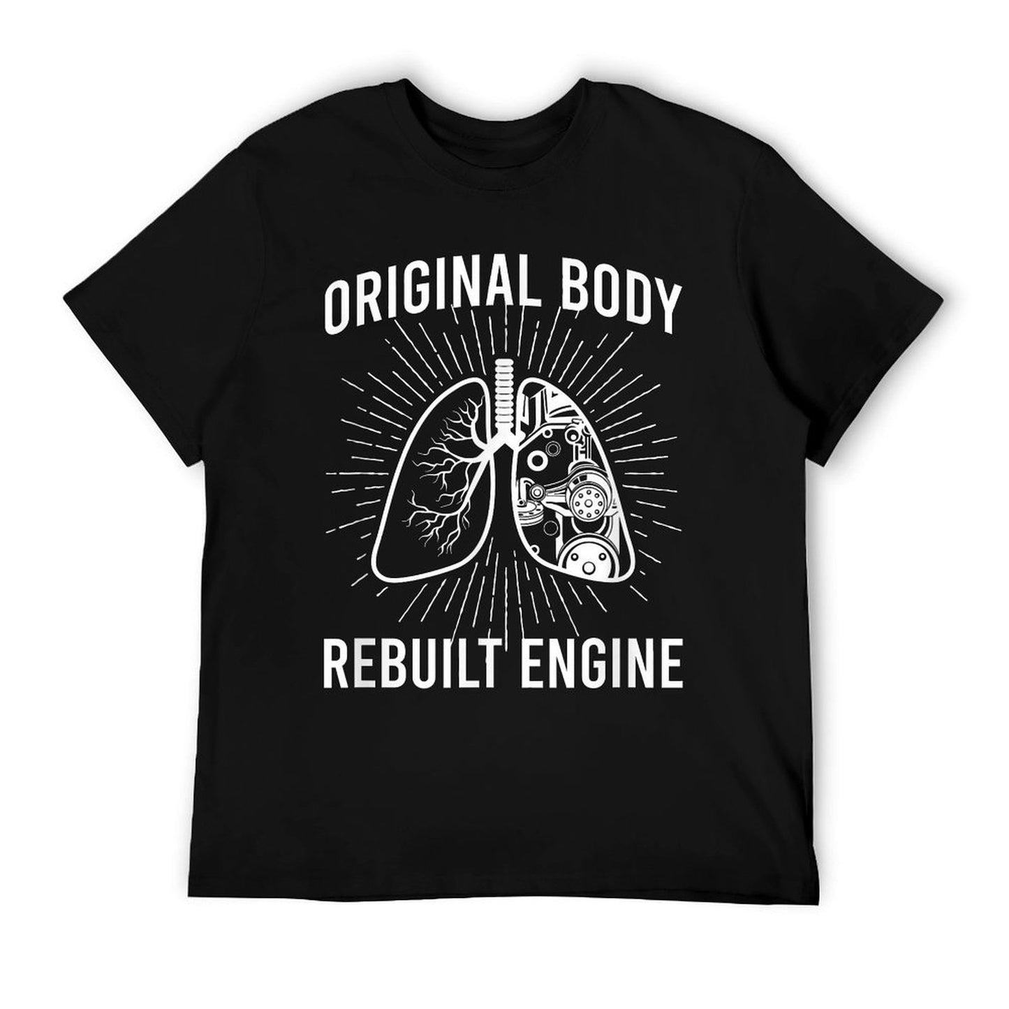 Rebuilt Lung Transplant Survivor Lung Transplant Recovery T-Shirt