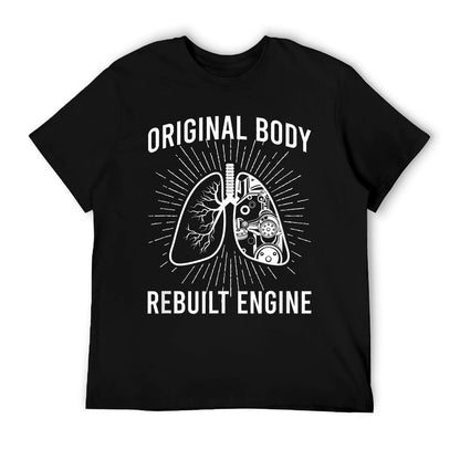 Rebuilt Lung Transplant Survivor Lung Transplant Recovery T-Shirt