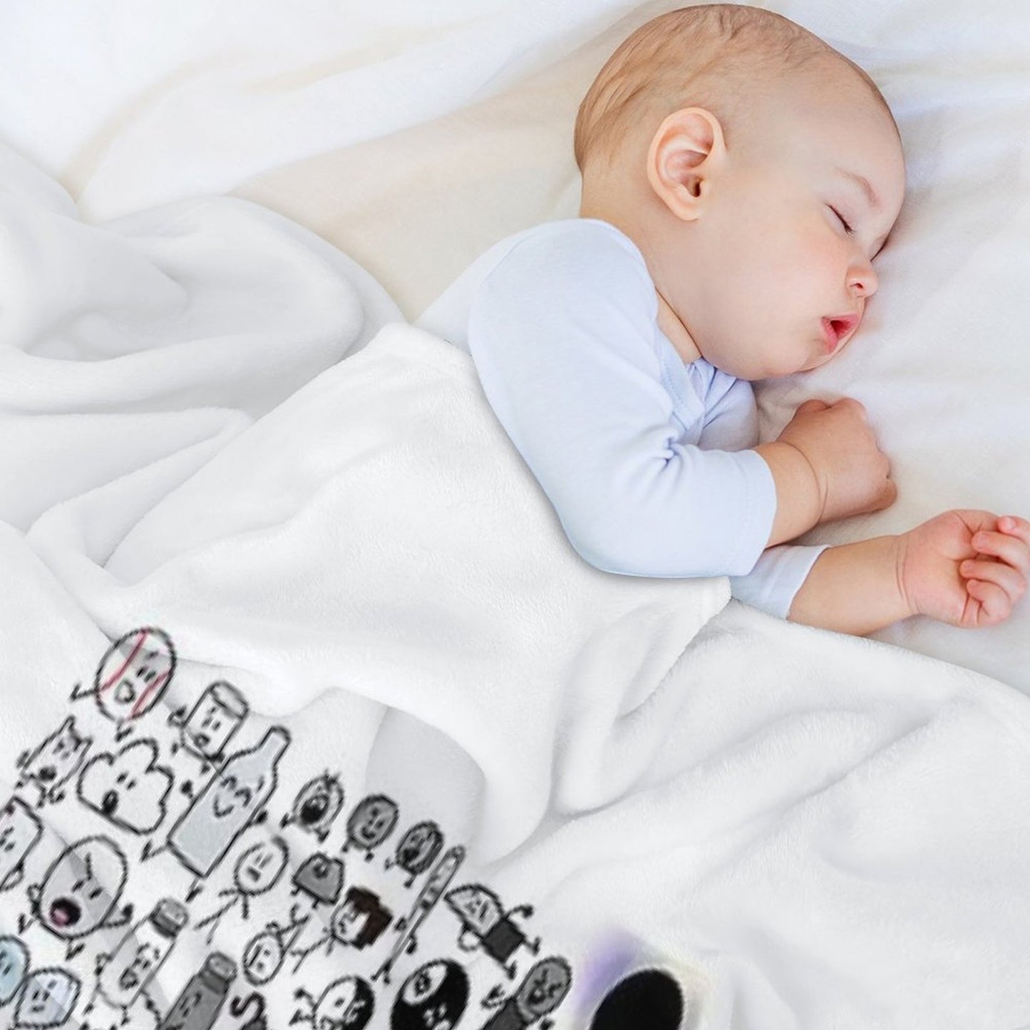 BFDI Inanimate Insanity All Characters (Transparent) Throw Blanket