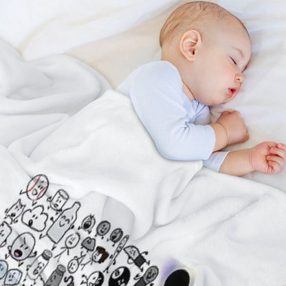 BFDI Inanimate Insanity All Characters (Transparent) Throw Blanket