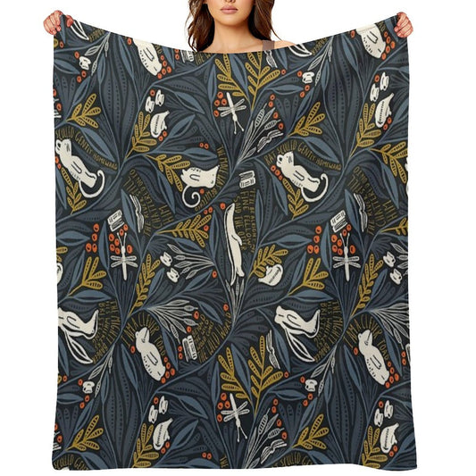 Wind in The Willows Throw Blanket
