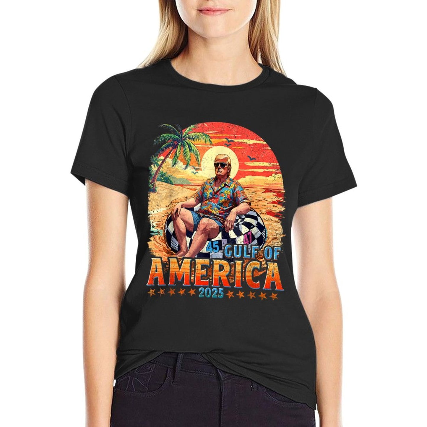Funny Trump Shirt Gulf Of Us America Est 2025 T-Shirt