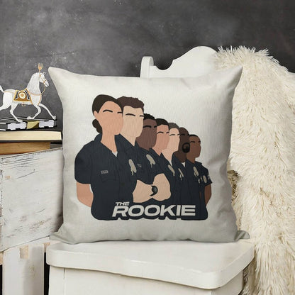 The Rookie Linen Throw Pillow Cover