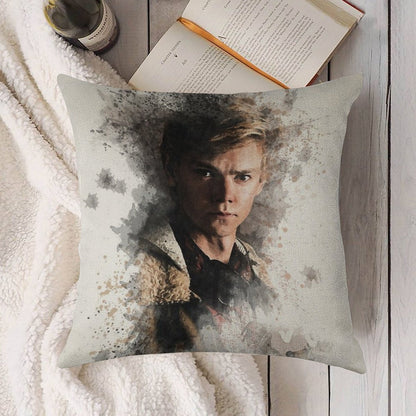 Newt - Maze Runner Death Cure Painting Design Color Linen Throw Pillow Cover