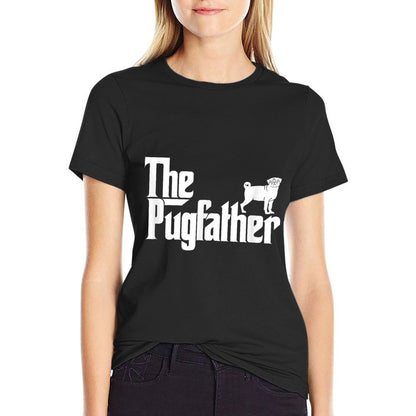 Funny Pug Owner Shirt The Pugfather Pug Father Gift T-Shirt