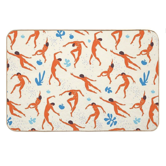 Dancers - Inspired by Matisse Bath Mat