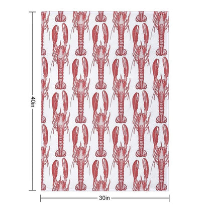 Lobster Throw Blanket