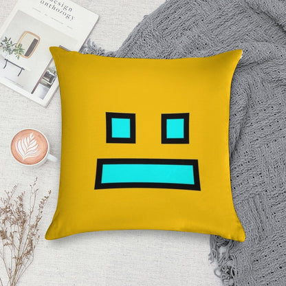 Geometry Dash Soft Anti-Pilling Throw Pillow