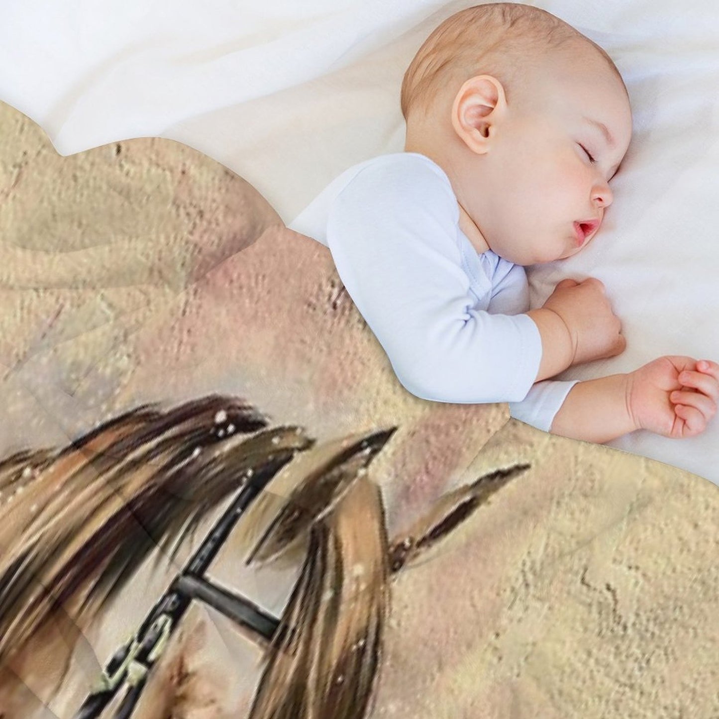 Horses Change Lives Throw Blanket