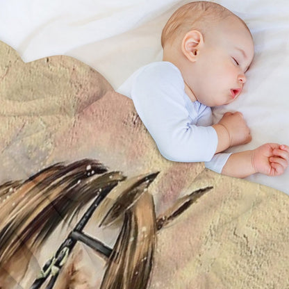 Horses Change Lives Throw Blanket