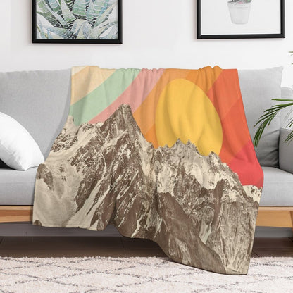 Mountainscape #1 Throw Blanket