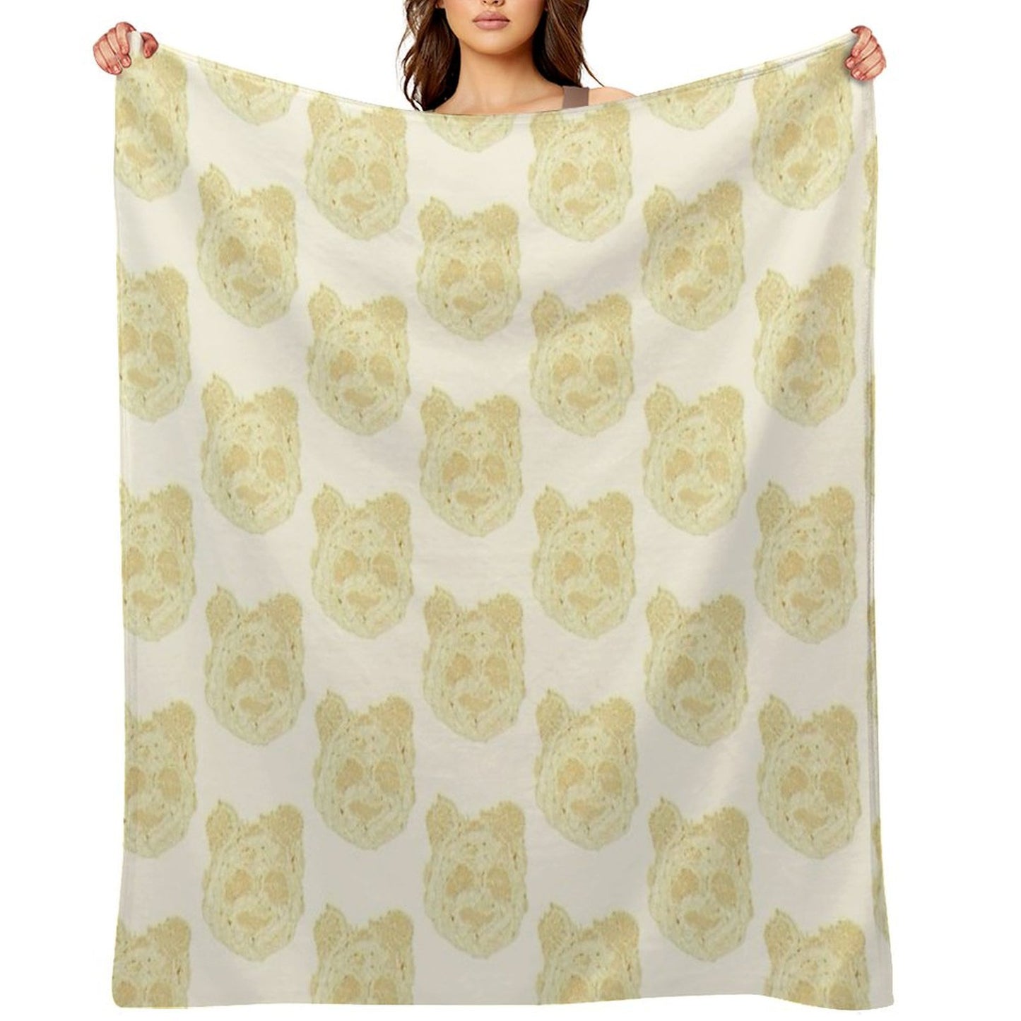 Forest Panda Tee Throw Blanket