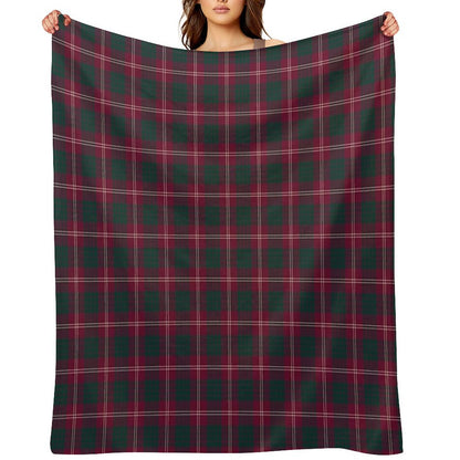 Clan Crawford Tartan Throw Blanket