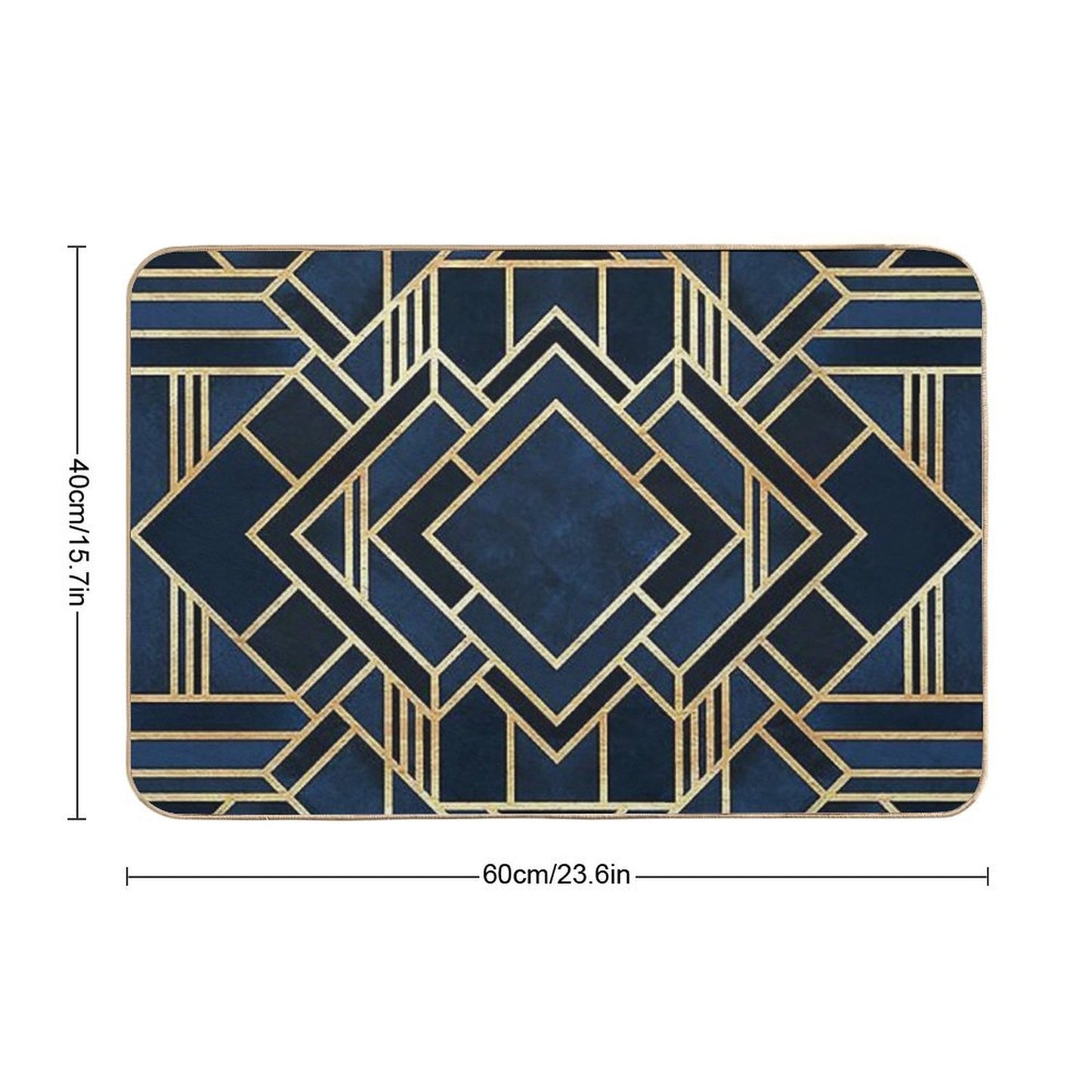 Art Deco Bath Mat