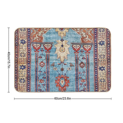 Antique Persian Silk Rug Print Bath Mat