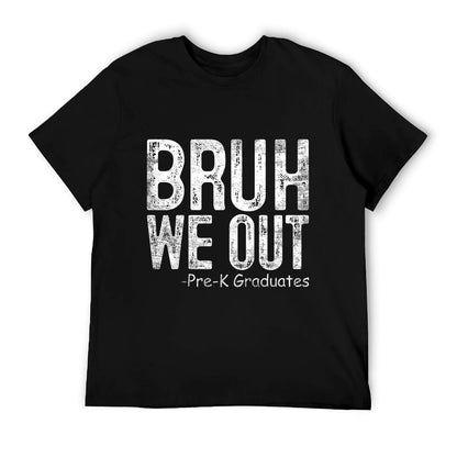 Kids Bruh We Out Pre-K Preschool Graduation 2024 Grad Gifts T-Shirt