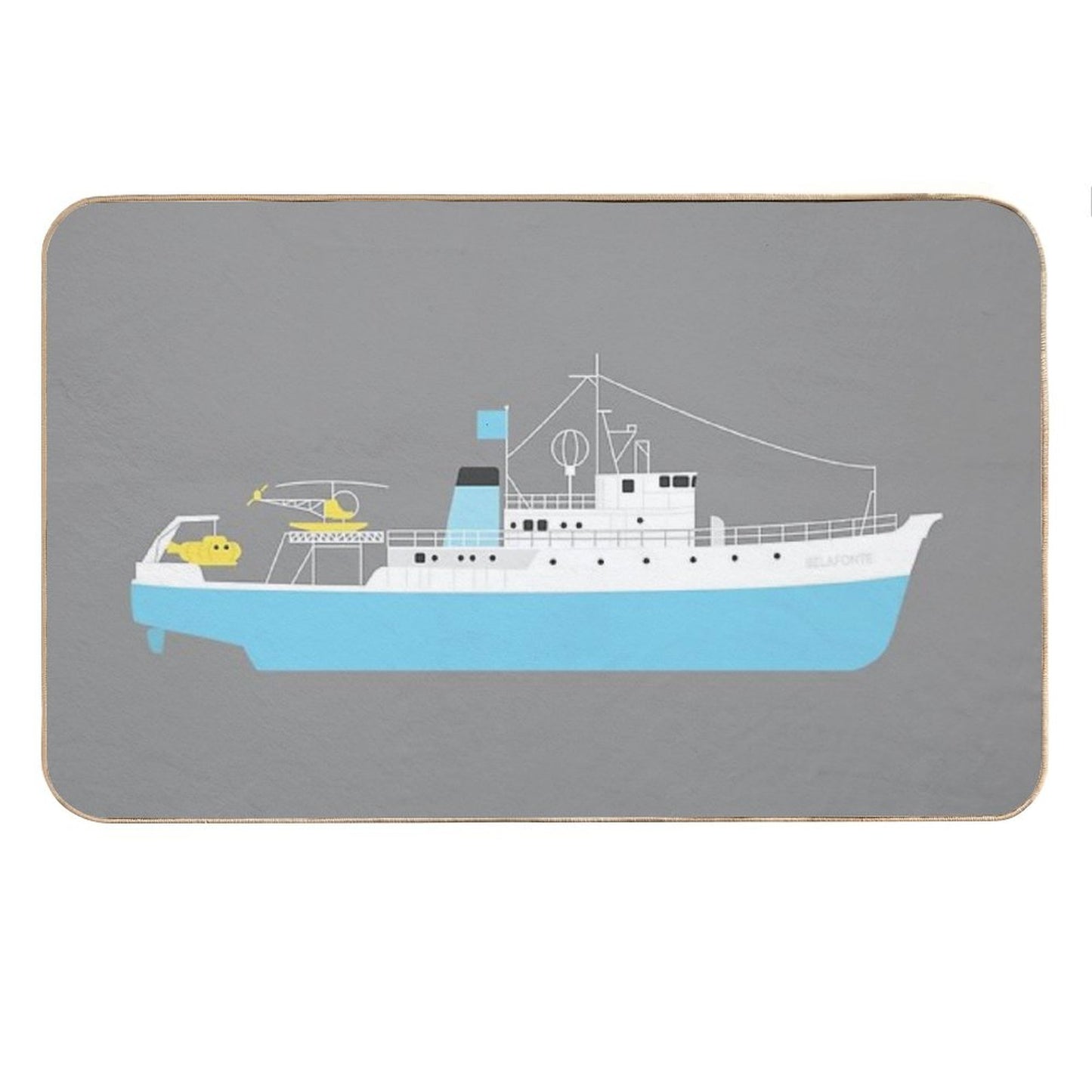 Life Aquatic by Steve Zissou - The Belafonte Bath Mat
