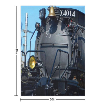 Big Boy Train (Colored) Throw Blanket