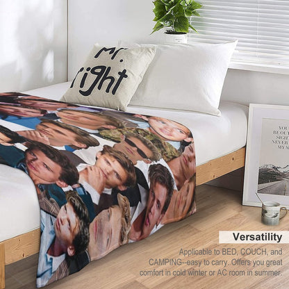 Austin Butler Photo Collage Throw Blanket