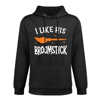 I Like Her Pumpkins I Like His Broomstick Halloween Couple Customizable Surface Hoodie