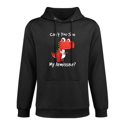 Funny Get Well Broken Arm Dinosaur with A Cast My Armissaur Versatile Streetwear Hoodie