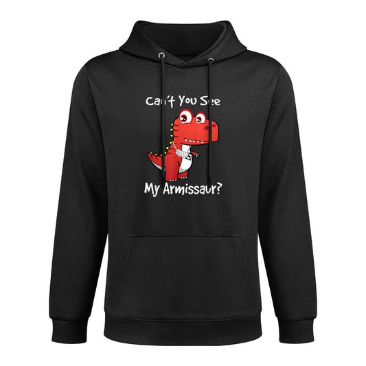 Funny Get Well Broken Arm Dinosaur with A Cast My Armissaur Versatile Streetwear Hoodie