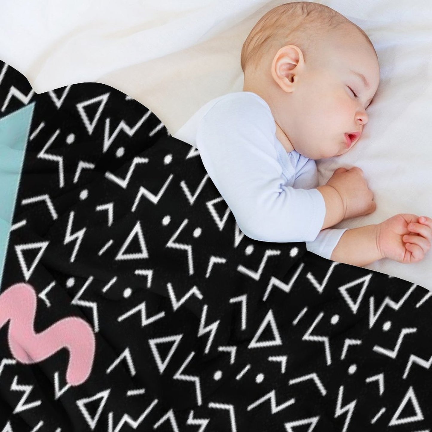 Memphis Pattern 20 - Retro 90s  80s Throw Blanket