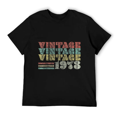 40th Birthdays Women Men Vintage  Heathered Texture T-Shirt