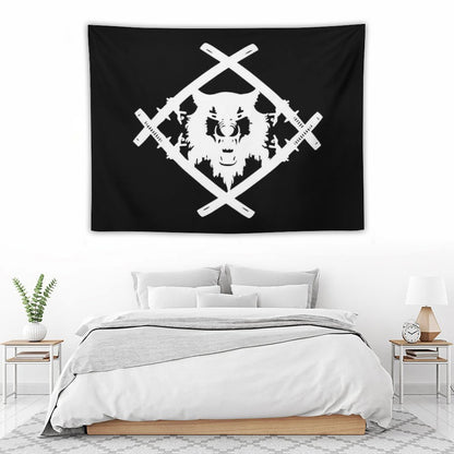 Xavier Wulf Merch Xavier Wulf Logo Tapestry