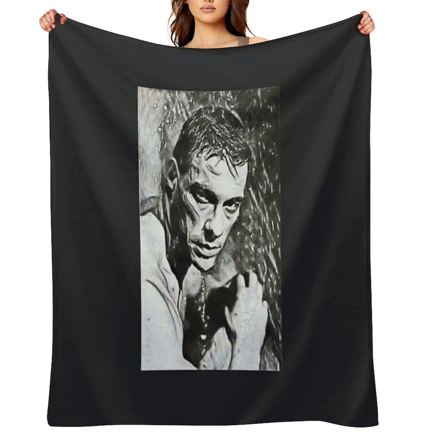 Jean-Claude Van Damme Throw Blanket