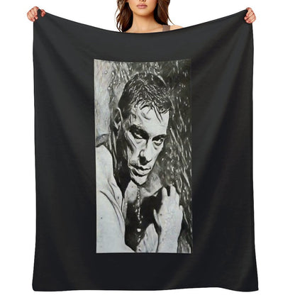 Jean-Claude Van Damme Throw Blanket