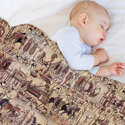 Bayeux Tapestry Throw Blanket