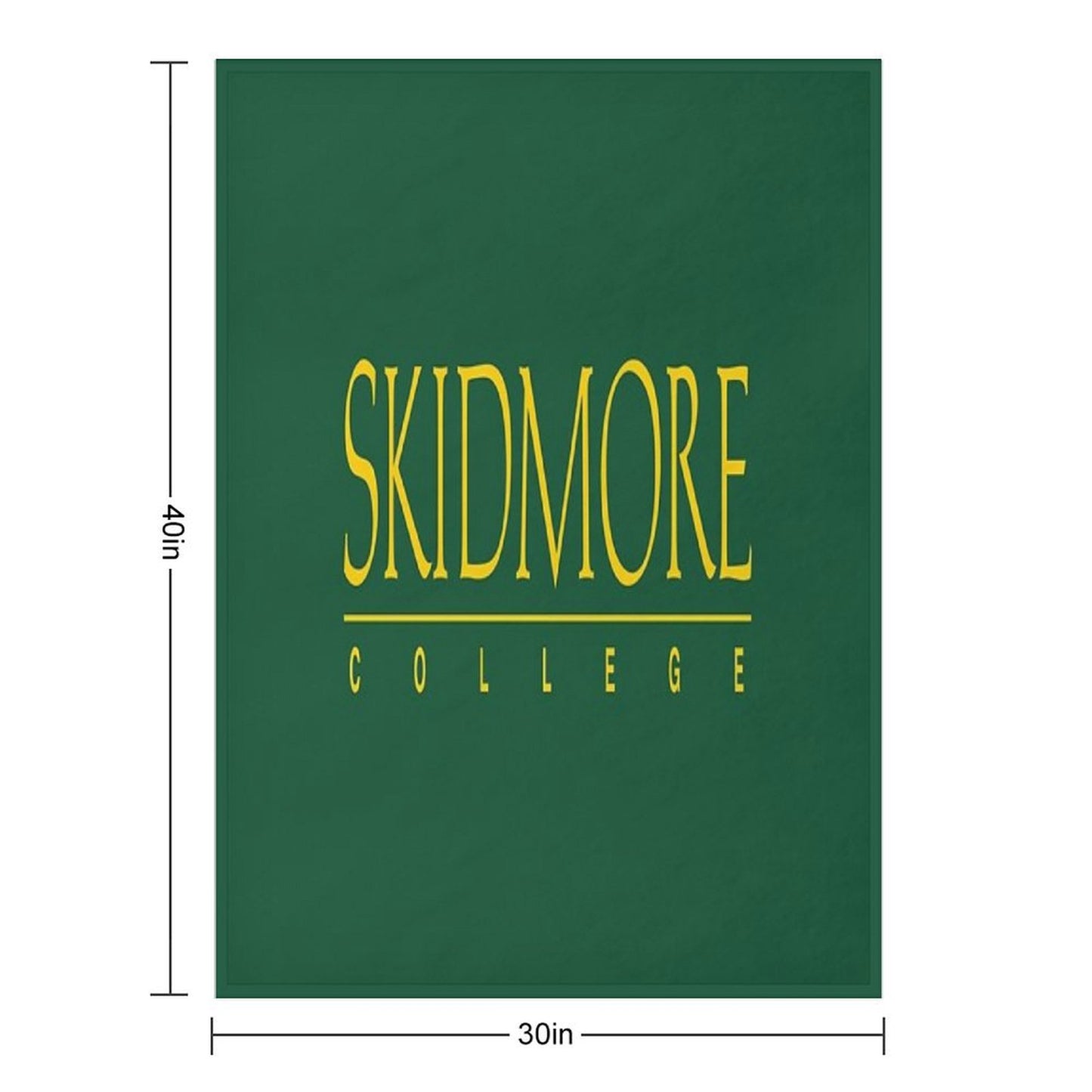 Skidmore College Throw Blanket