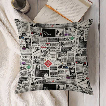 Wise Words From The Office - The Office Quotes (Variant) Linen Throw Pillow Cover