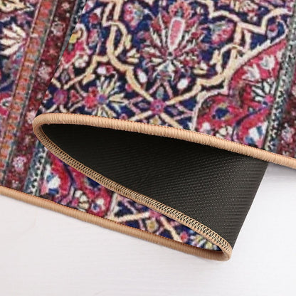 Kashan Central Persian Silk Rug Print Bath Mat